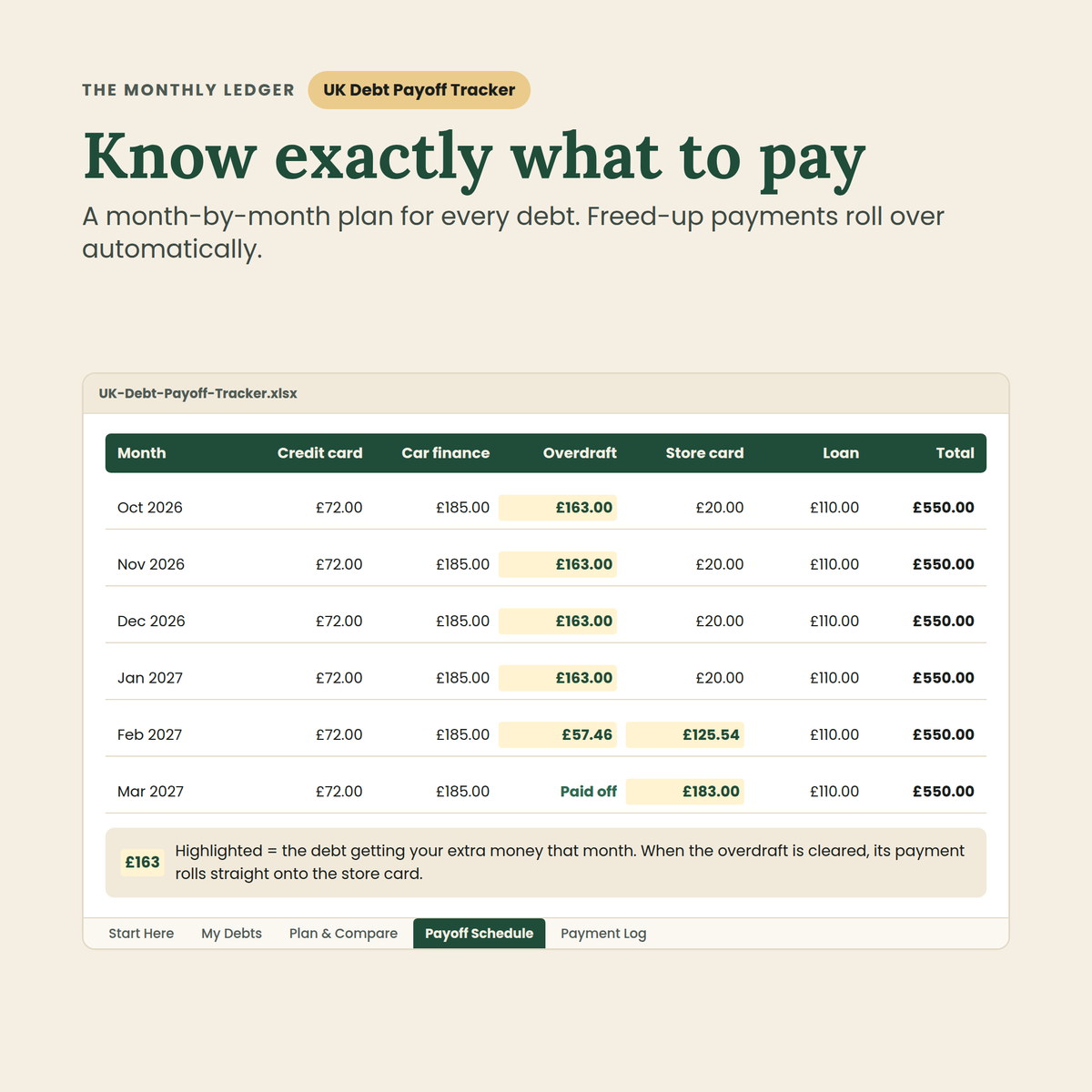 UK Debt Payoff Tracker
